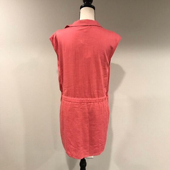 MAKE AN OFFER;) Pink linen romper - Picture 5 of 12